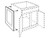 Jarlin Cabinetry - Dummy Decorative Door Panel - D2130 - Perla