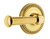 Grandeur Hardware - Newport Rosette Passage with Georgetown Lever in Polished Brass - NEWGEO - 851602