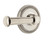 Grandeur Hardware - Newport Rosette Privacy Georgetown Lever in Polished Nickel - NEWGEO - 851616