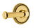 Grandeur Hardware - Soleil Rosette Privacy Georgetown Lever in Polished Brass - SOLGEO - 851860