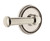 Grandeur Hardware - Soleil Rosette Privacy Georgetown Lever in Polished Nickel - SOLGEO - 851870