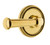 Grandeur Hardware - Soleil Rosette Passage with Georgetown Lever in Polished Brass - SOLGEO - 851888