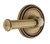 Grandeur Hardware - Soleil Rosette Passage with Georgetown Lever in Vintage Brass - SOLGEO - 851896