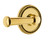 Grandeur Hardware - Soleil Rosette Passage with Georgetown Lever in Lifetime Brass - SOLGEO - 851898