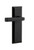 Ageless Iron Keep Plate Passage with Lance Lever in Black Iron - KEPLAN - 2 3/8" Backset