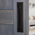Ageless Iron Barn Door Flush Pull 2" x 8" x 1/2" in Black Iron - BD-FL-PULL