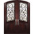 WoodCraft | Arch Top Double Bellagio WI Grille | 8' Tall