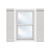Ekena Millwork Urethane Shutter - Primed Urethane - FBJ06B21X038RUF
