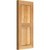 Ekena Millwork Rustic Wood Shutter - Rough Sawn Western Red Cedar - RBF06S11X024RWR