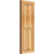 Ekena Millwork Rustic Wood Shutter - Rough Sawn Western Red Cedar - RBF06S11X030RWR