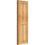 Ekena Millwork Rustic Wood Shutter - Rough Sawn Western Red Cedar - RBF06S11X033RWR