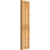 Ekena Millwork Rustic Wood Shutter - Rough Sawn Western Red Cedar - RBF06S11X046RWR