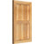 Ekena Millwork Rustic Wood Shutter - Rough Sawn Western Red Cedar - RBF06S16X026RWR