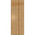 Ekena Millwork Rustic Wood Shutter - Rough Sawn Western Red Cedar - RBF06S26X072RWR