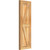 Ekena Millwork Rustic Wood Shutter - Rough Sawn Western Red Cedar - RBF06Z11X033RWR