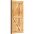 Ekena Millwork Rustic Wood Shutter - Rough Sawn Western Red Cedar - RBF06Z16X031RWR