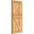 Ekena Millwork Rustic Wood Shutter - Rough Sawn Western Red Cedar - RBF06Z16X036RWR