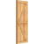 Ekena Millwork Rustic Wood Shutter - Rough Sawn Western Red Cedar - RBF06Z16X043RWR