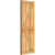 Ekena Millwork Rustic Wood Shutter - Rough Sawn Western Red Cedar - RBF06Z16X045RWR