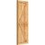 Ekena Millwork Rustic Wood Shutter - Rough Sawn Western Red Cedar - RBF06Z16X046RWR