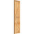 Ekena Millwork Rustic Wood Shutter - Rough Sawn Western Red Cedar - RBF06Z16X066RWR