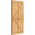 Ekena Millwork Rustic Wood Shutter - Rough Sawn Western Red Cedar - RBF06Z21X043RWR