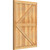 Ekena Millwork Rustic Wood Shutter - Rough Sawn Western Red Cedar - RBF06Z26X038RWR