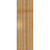 Ekena Millwork Rustic Wood Shutter - Rough Sawn Western Red Cedar - RBF06Z26X082RWR