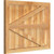 Ekena Millwork Rustic Wood Shutter - Rough Sawn Western Red Cedar - RBF06Z32X025RWR