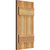 Ekena Millwork Rustic Wood Shutter - Rough Sawn Western Red Cedar - RBJ06S11X021RWR
