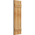 Ekena Millwork Rustic Wood Shutter - Rough Sawn Western Red Cedar - RBJ06S11X035RWR