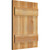 Ekena Millwork Rustic Wood Shutter - Rough Sawn Western Red Cedar - RBJ06S16X021RWR