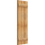 Ekena Millwork Rustic Wood Shutter - Rough Sawn Western Red Cedar - RBJ06S16X048RWR