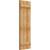 Ekena Millwork Rustic Wood Shutter - Rough Sawn Western Red Cedar - RBJ06S16X049RWR