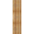 Ekena Millwork Rustic Wood Shutter - Rough Sawn Western Red Cedar - RBJ06S16X063RWR