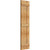 Ekena Millwork Rustic Wood Shutter - Rough Sawn Western Red Cedar - RBJ06S16X063RWR