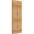 Ekena Millwork Rustic Wood Shutter - Rough Sawn Western Red Cedar - RBJ06S21X051RWR