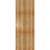 Ekena Millwork Rustic Wood Shutter - Rough Sawn Western Red Cedar - RBJ06S21X057RWR