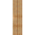 Ekena Millwork Rustic Wood Shutter - Rough Sawn Western Red Cedar - RBJ06S21X079RWR
