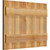 Ekena Millwork Rustic Wood Shutter - Rough Sawn Western Red Cedar - RBJ06S26X020RWR