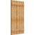 Ekena Millwork Rustic Wood Shutter - Rough Sawn Western Red Cedar - RBJ06S26X048RWR