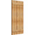 Ekena Millwork Rustic Wood Shutter - Rough Sawn Western Red Cedar - RBJ06S26X053RWR