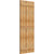 Ekena Millwork Rustic Wood Shutter - Rough Sawn Western Red Cedar - RBJ06S26X068RWR