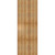 Ekena Millwork Rustic Wood Shutter - Rough Sawn Western Red Cedar - RBJ06S26X073RWR