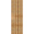 Ekena Millwork Rustic Wood Shutter - Rough Sawn Western Red Cedar - RBJ06S26X080RWR