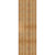 Ekena Millwork Rustic Wood Shutter - Rough Sawn Western Red Cedar - RBJ06S26X082RWR