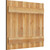 Ekena Millwork Rustic Wood Shutter - Rough Sawn Western Red Cedar - RBJ06S32X028RWR