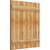 Ekena Millwork Rustic Wood Shutter - Rough Sawn Western Red Cedar - RBJ06S32X036RWR