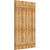 Ekena Millwork Rustic Wood Shutter - Rough Sawn Western Red Cedar - RBJ06S32X051RWR