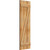 Ekena Millwork Rustic Wood Shutter - Rough Sawn Western Red Cedar - RBJ06Z16X052RWR